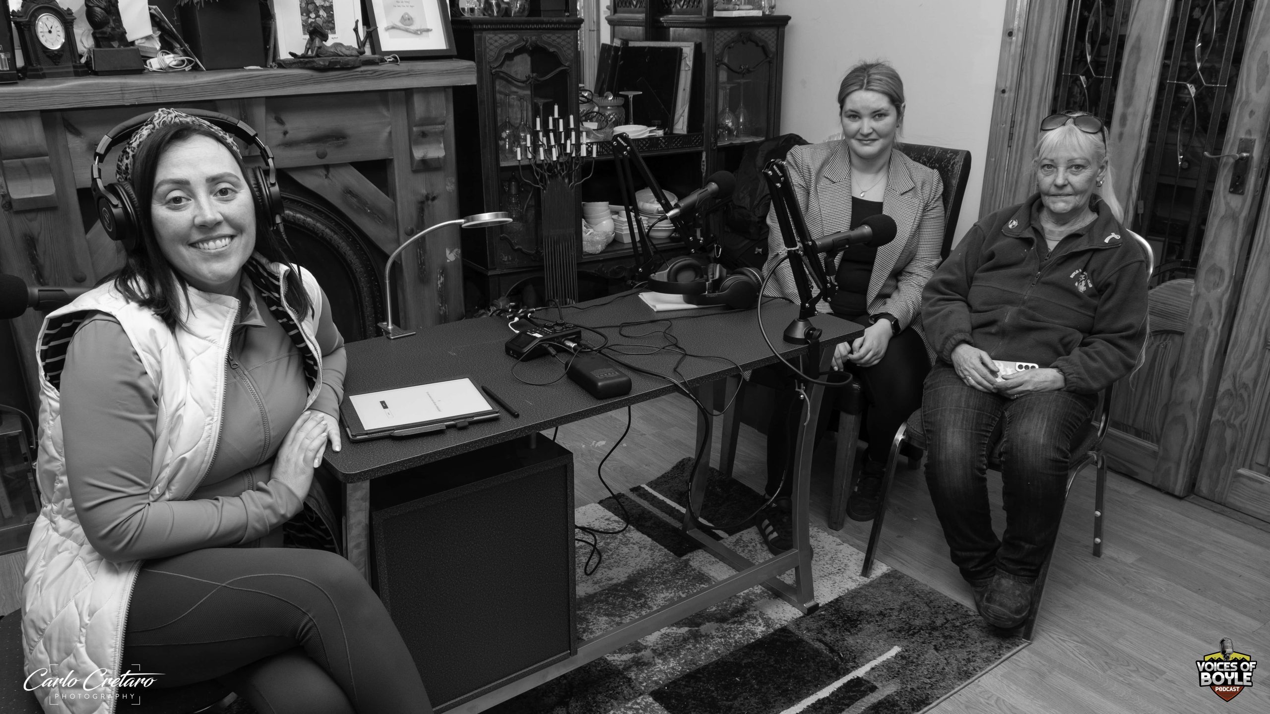 Lucy Egan | Jane Suffin | Florence Cretaro | Voices of Boyle Podcast Lucy Egan | Jane Suffin | Florence Cretaro | Voices of Boyle Podcast